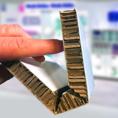 Taking Advantage of the Strength and Creative Versatility of Cellulose Fiberboard and Cardboard Tradeshow Booth Design Components. Taking Advantage of the Strength and Creative Versatility of Cellulose Fiberboard and Cardboard Tradeshow Booth Design Components.