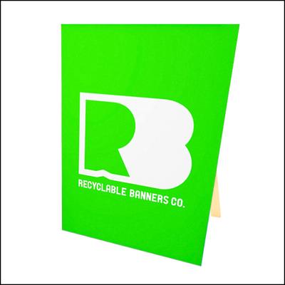 Baby Bamboo Vertical Banner Stand