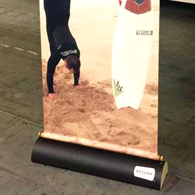 Vertical Banner Stand for Recork