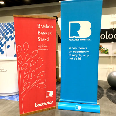 The New Standard for Recyclable and Ecofriendly Vertical Tradeshow Banner Stands