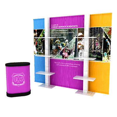 Introducing the Post and Banner tradeshow booth building system