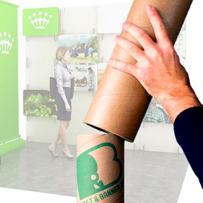 Utilizing Recyclable Tradeshow Booth Design Materials Like Bamboo and Paper Tubes