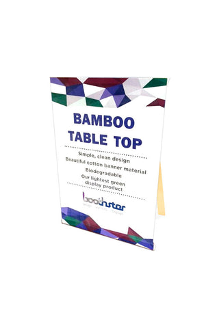 Baby Vertical Banner Stand - Bamboo